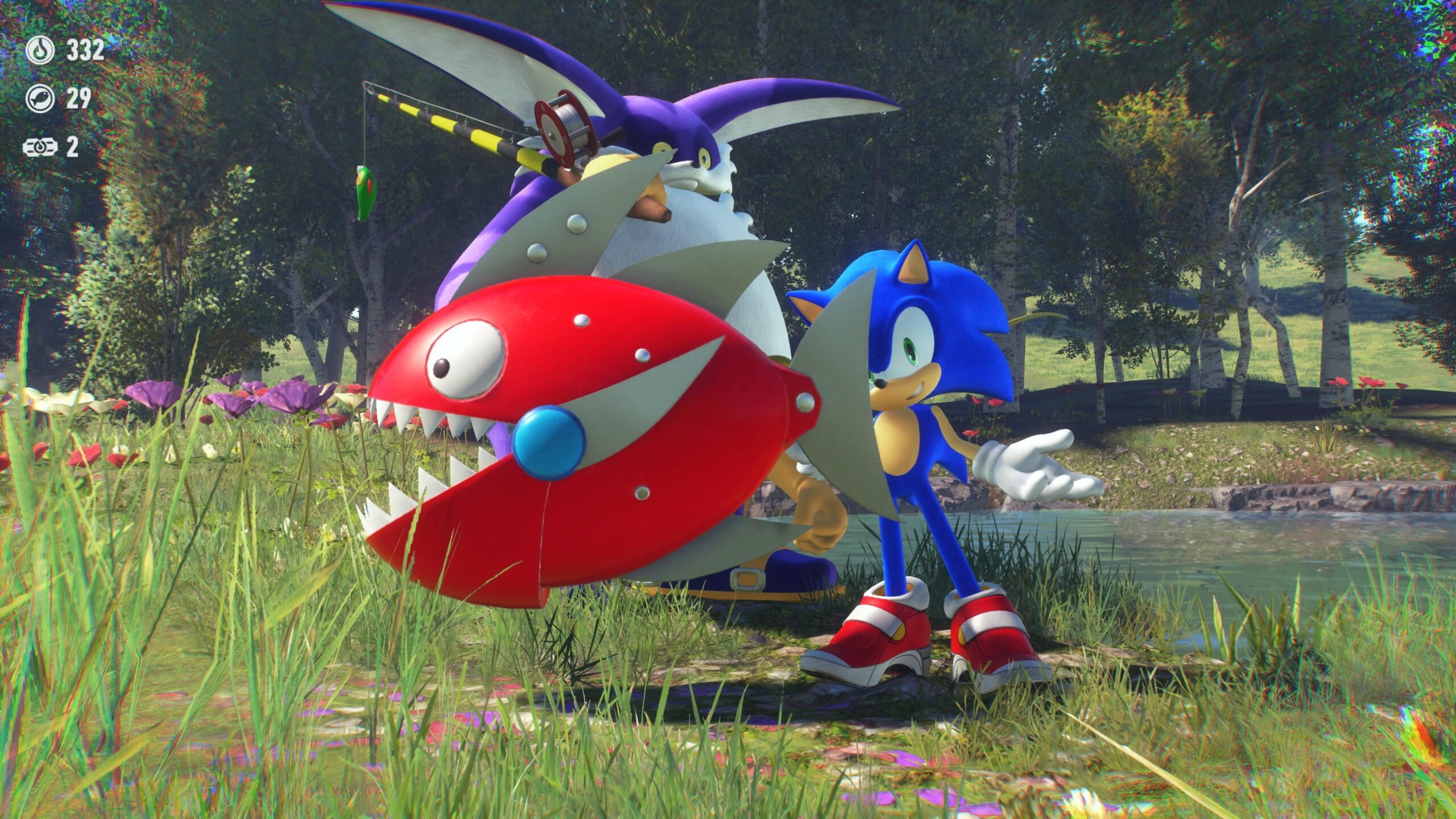 fishing in Sonic Frontiers