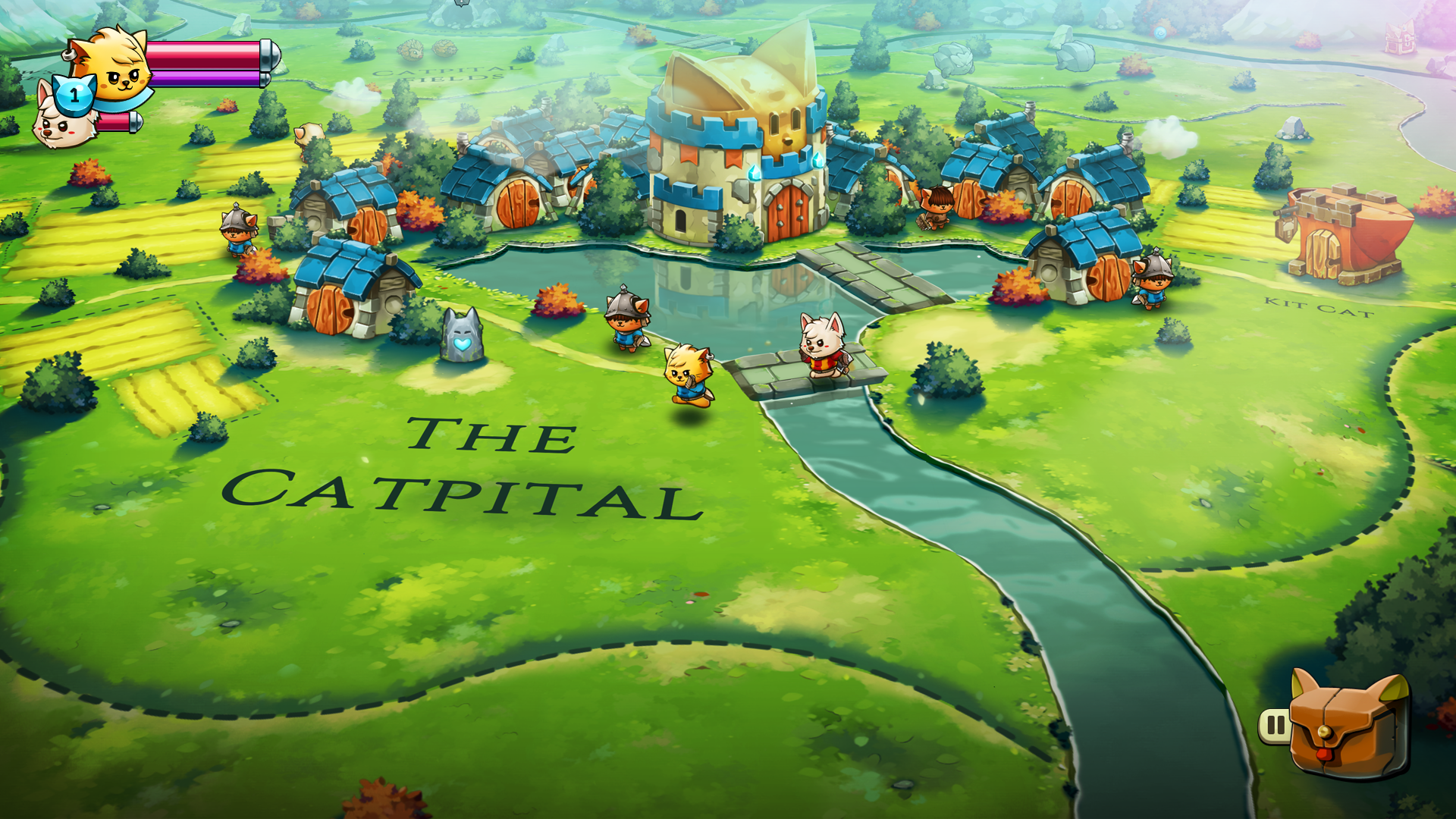 cat quest 2 setting